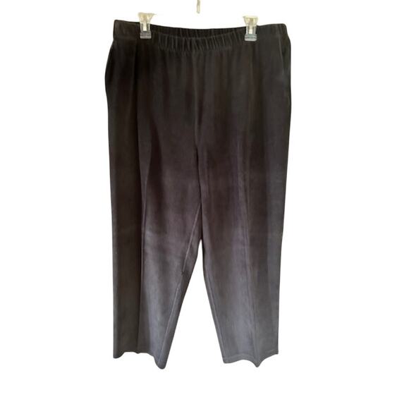 Lands’ End Women’s XL 18 Black Pull-On Pants – Straight Leg - Picture 2 of 5